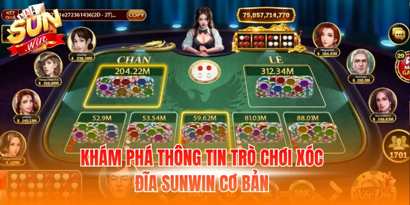 Khám phá thông tin trò chơi Xóc Đĩa Sunwin cơ bản